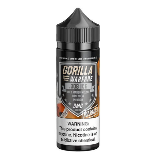 .308 Ice Reloaded (Iced Mango Melon Honeydew Infusion)-Gorilla Warfare E-Liquid 120ML Gorilla Warfare