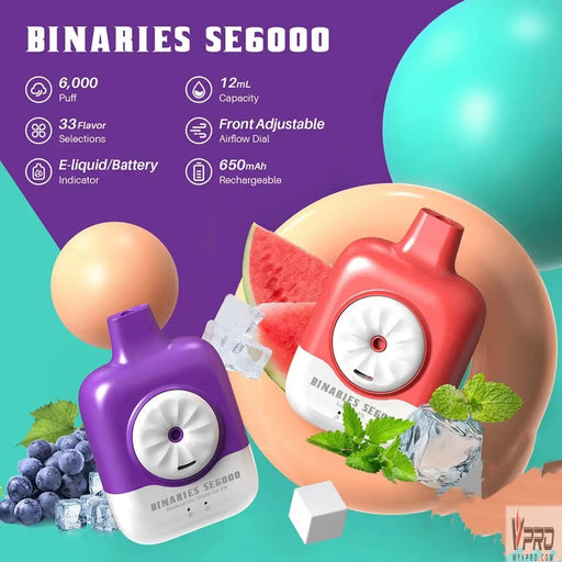 Binaries SE6000 Puffs Disposable - MyVpro