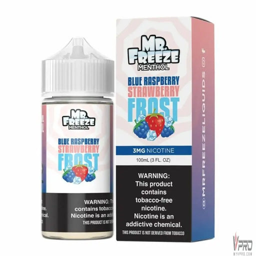 Blue Raspberry Strawberry Frost - Mr. Freeze Menthol 100mL - MyVpro