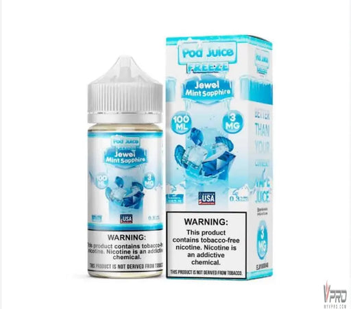 Jewel Mint Sapphire Freeze - POD Juice Synthetic 100mL Pod Juice