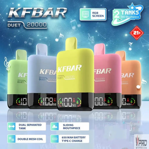 KFBAR Duet 20K Puffs Disposable - MyVpro