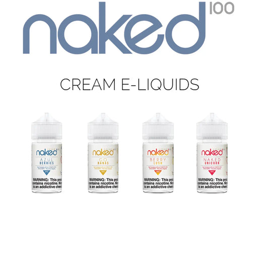 Naked100 Cream E-Liquid 60ML (Totally 4 Flavors) Naked 100 E-Liquid