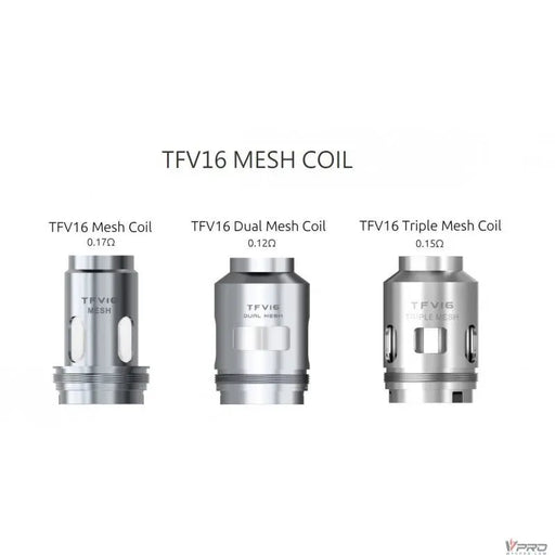 SMOK TFV16 Tank Replacement Mesh Coils - Pack of 3 Smoktech