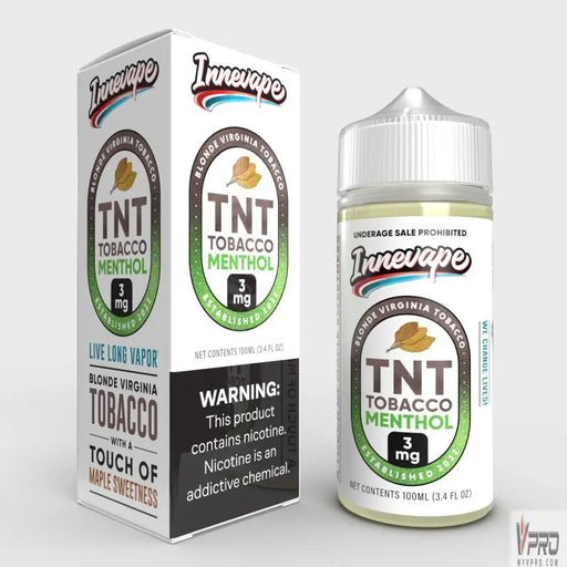 TNT Tobacco Menthol - Innevape E-liquid 100mL Innevape Labs