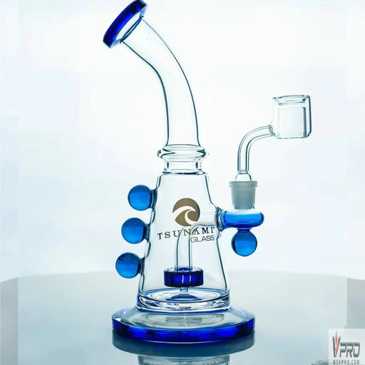 Tsunami Glass Concentrate Rig Marble Water Pipe - MyVpro