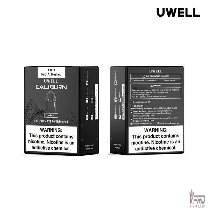 Uwell Caliburn A3S Replacement Pods Uwell