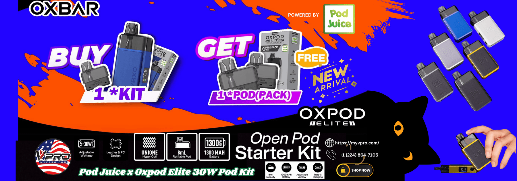  Pod Juice x OXBAR Oxpod Elite