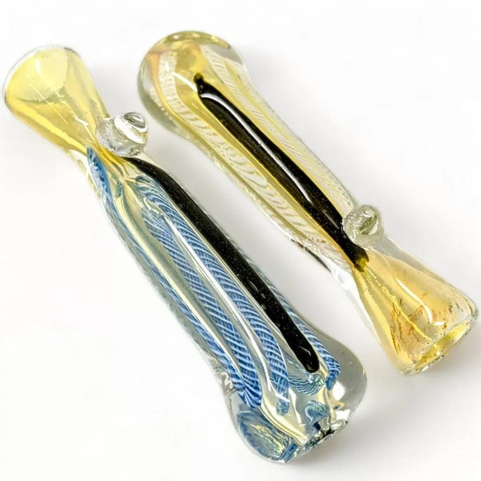 3" Radiant Threads Gold-Fumed Dicro Net Chillum Hand Pipes