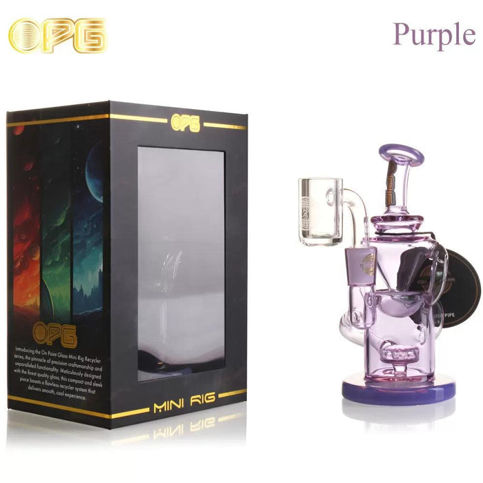 OPG Mini Rig 5" Chronograph Matrix Perc with Banger Recycler