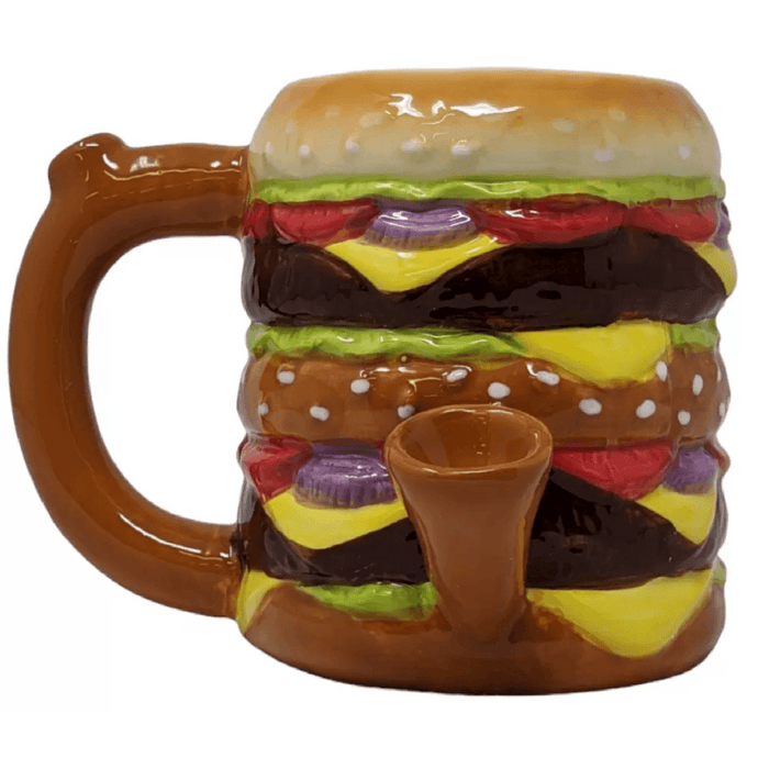 High Point Ceramic Hamburger Mug Hand Pipe