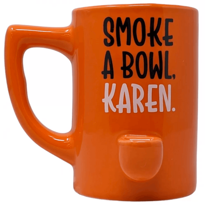 High Point Ceramic Green Smoke A Bowl Karen Mug Hand Pipe