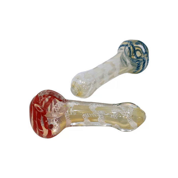 3.25" Full Twisting Mix Colour Hand pipe