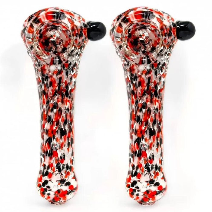 4.5" ColorCraft Frit Art Spoon Hand Pipe