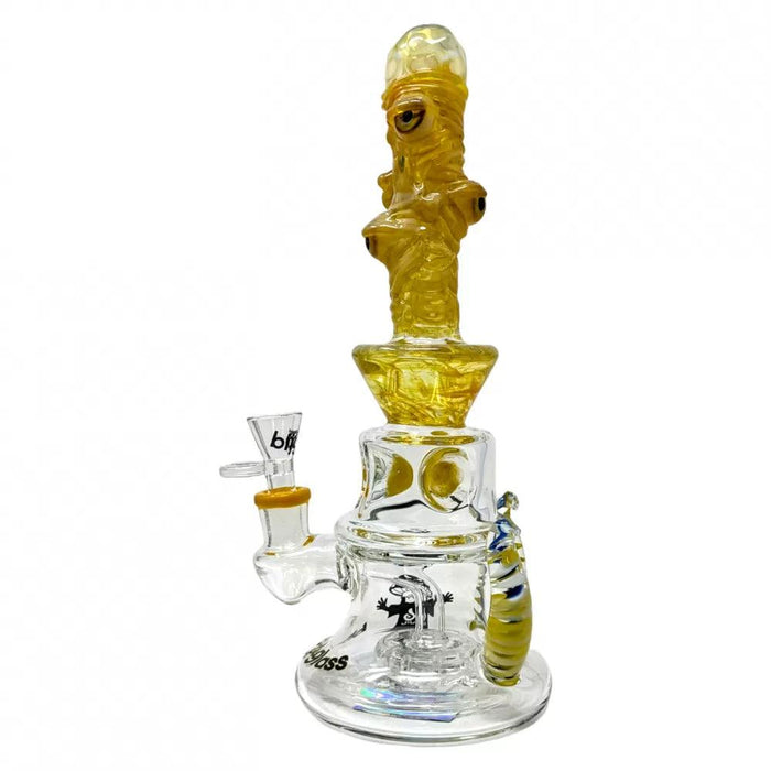 BIIGO Glass by Lookah - 12" Poly-Optic Horn Water Pipe