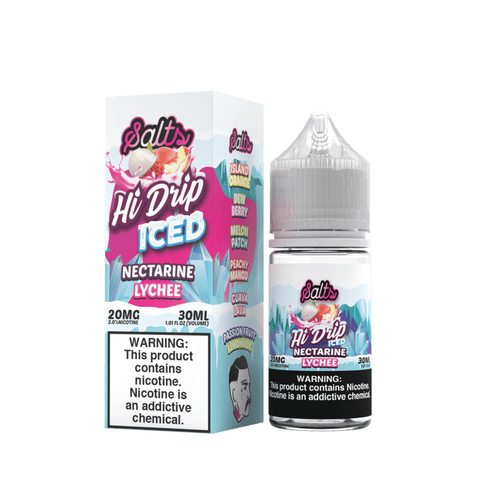 Nectarine Lychee ICED - Hi-Drip Salts 30mL