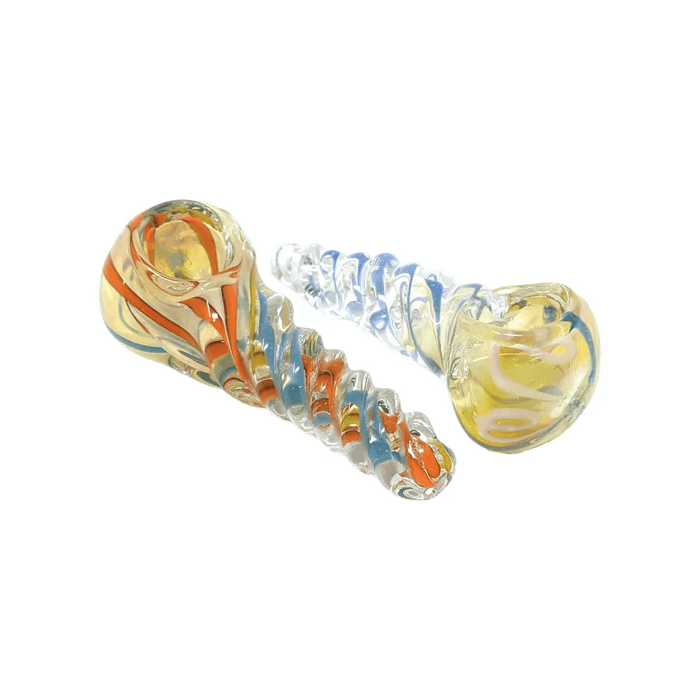 3" Twisted Body Inside Out Art Hand Pipe