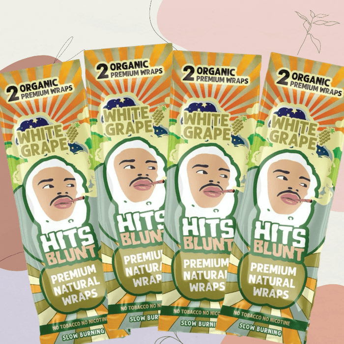 Hits Blunt Organic Premium Rolling Paper Wraps - 4packs