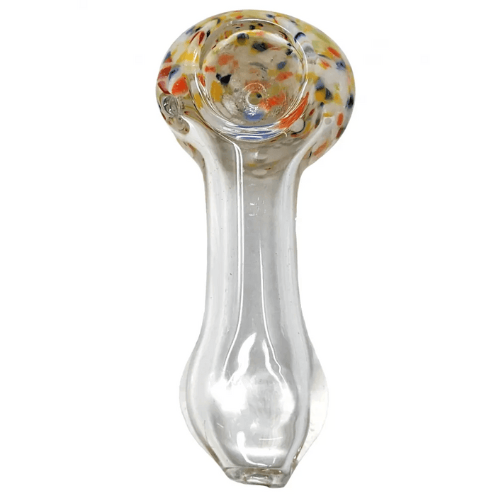 2.5" Mix Frit Art Hand Pipe - Compact and Colorful - Pack of 2