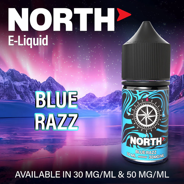 Blue Razz - North Salt E-Liquid 30mL