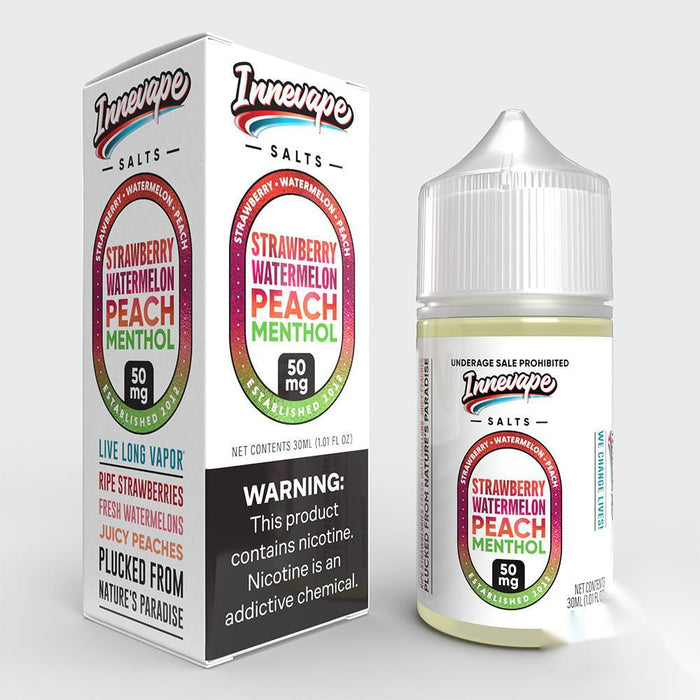 Strawberry Watermelon Peach Menthol - Innevape Salts 30mL