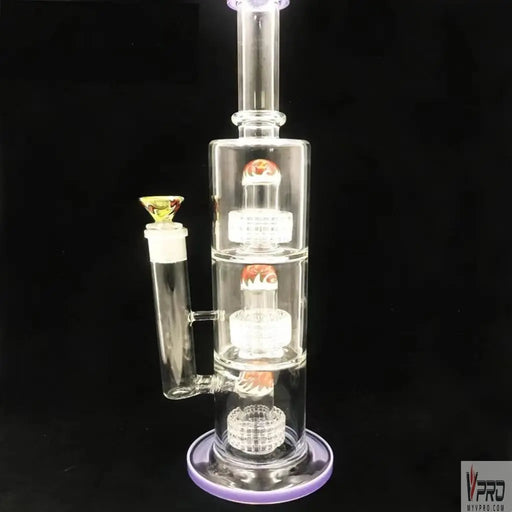 3 Showerhead Perc Glass Water Pipe - MyVpro