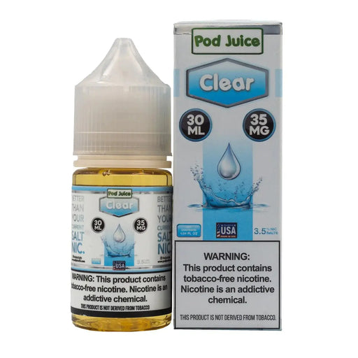 Clear - POD Juice Synthetic Nic Salt 10mg/30mL Pod Juice