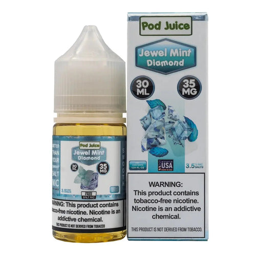 Jewel Mint Diamond - POD Juice Synthetic Nic Salt 10mg/30mL Pod Juice