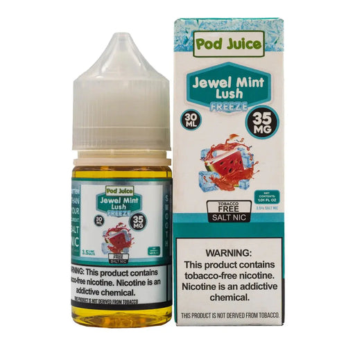Jewel Mint Lush Freeze - POD Juice Synthetic Nic Salt 10mg/30mL Pod Juice