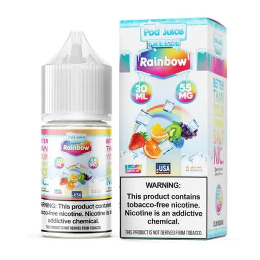 Rainbow Freeze - POD Juice Synthetic Nic Salt 10mg/30mL Pod Juice