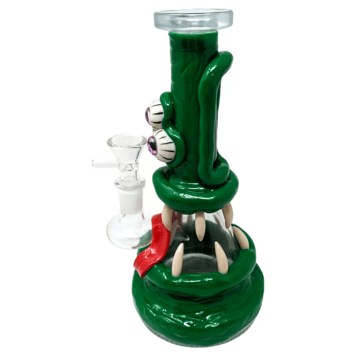 8.5" Creepy Face Art Water Pipe