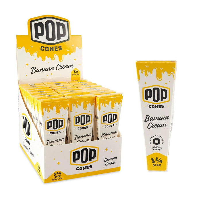 Pop Cones Ultra Thin 1 1/4 Size Cones - Pack of 6