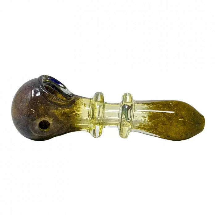 4.5" Double Rim Frit Hand Pipe