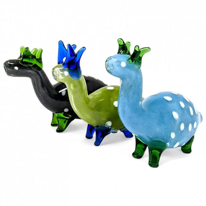 3" Nature's Art Deer-Shaped Hand Pipe - Assorted Colors