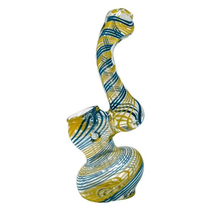 4.5" Swirl Art Bubbler Hand Pipe