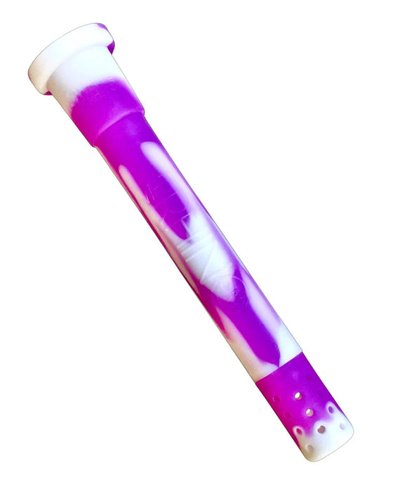 White Rhino Silicone Adjustable Glow In The Dark Downstem