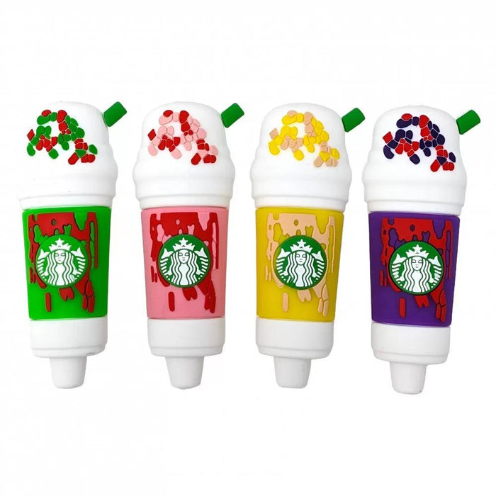 Frappuccino Silicone Hand Pipes – Heat-Resistant & Durable