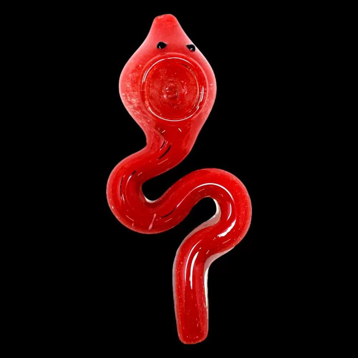 Frit Slithering Snake Animal Hand Pipe