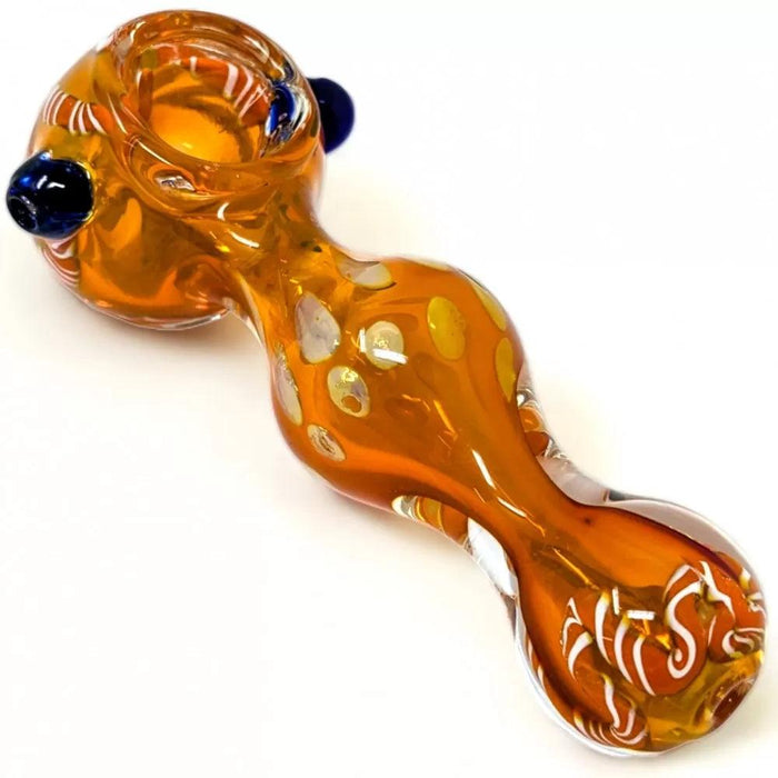 4" Gold Fumed Ribbon Art Hand Pipes