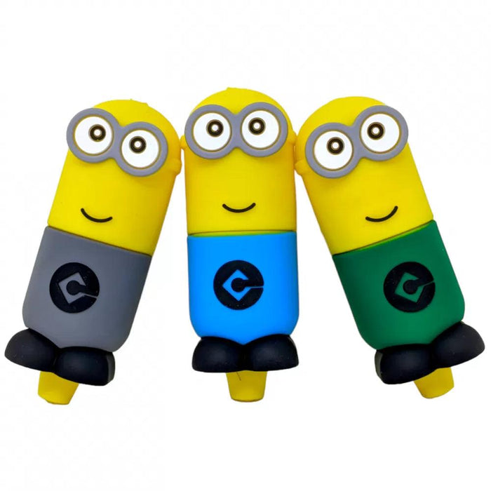 Minion-Themed Silicone Hand Pipes – Heat-Resistant & Durable