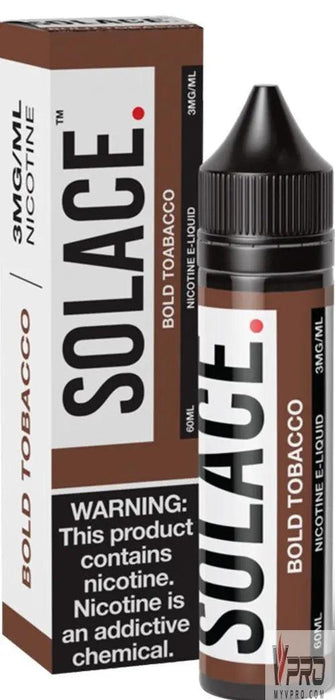 Solace Vapor E-Liquid 60mL (3mg/ 6mg Totally 18 Flavors) Solace E-Liquids