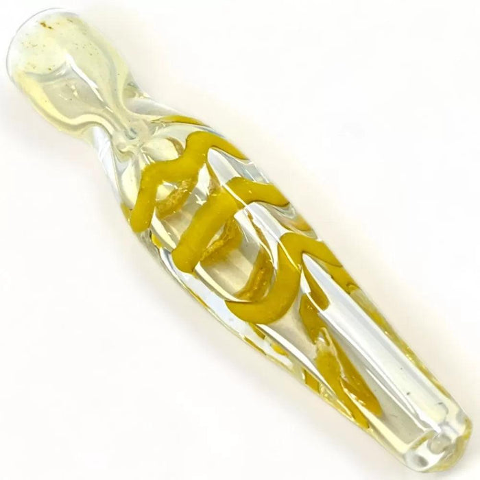 3" Vase of Lines Twist Chillum Hand Pipe