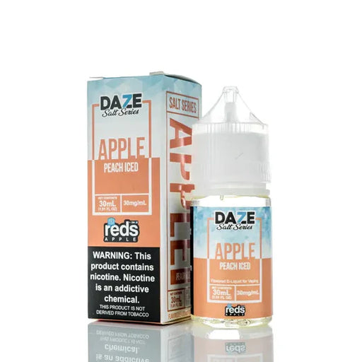 ICED Peach - 7 Daze Reds Apple Salt 30mL - MyVpro