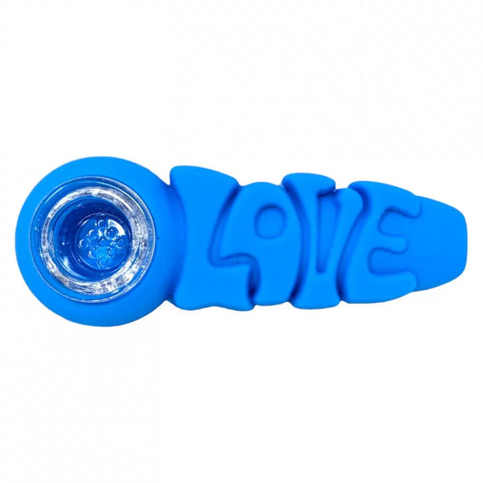 LOVE Silicone Hand Pipe - Durable & Fun