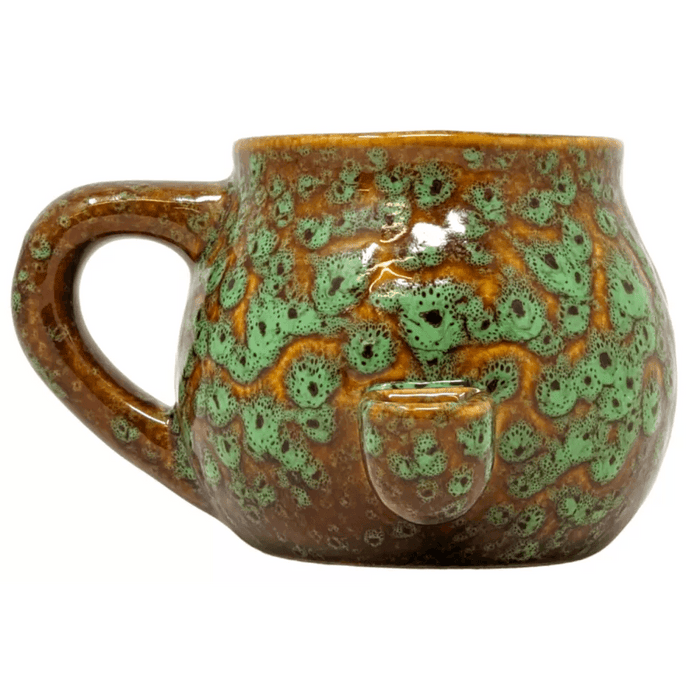 High Point Ceramic Glazed Artwork Mug Hand Pipe