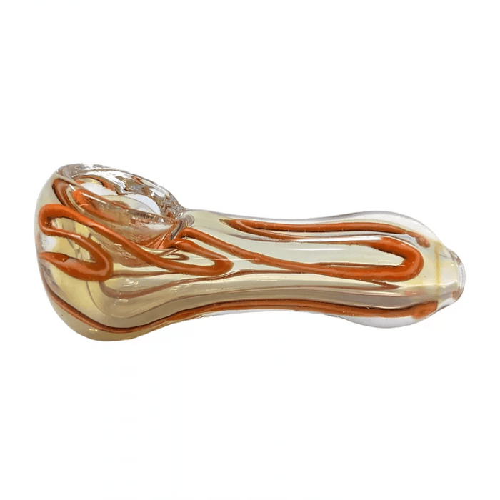 2.5" Silver Fumed Inside Out Hand Pipe - Pack of 2