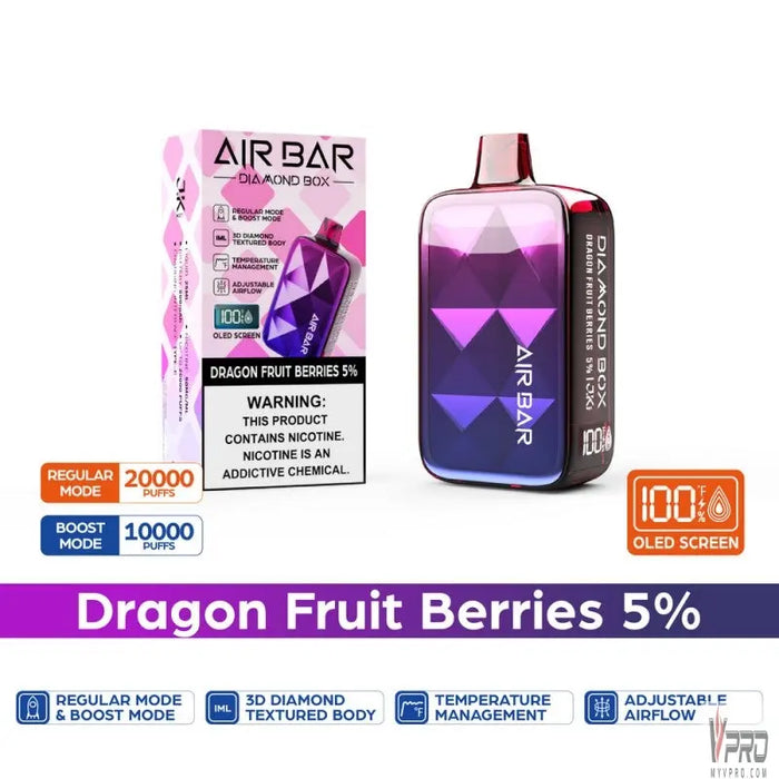 Air Bar Diamond Box Disposable 5% Air Bar