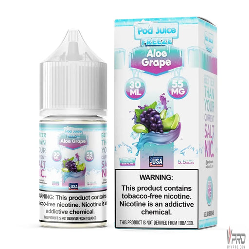 Aloe Grape Freeze - POD Juice Synthetic Nic Salt 30mL Pod Juice