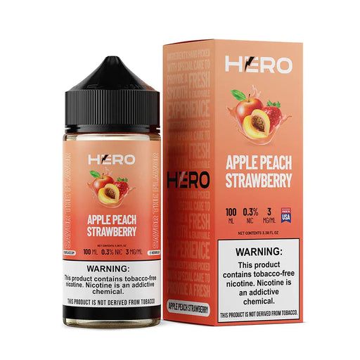 Apple Peach Strawberry - Hero 100mL Hero Vape Juice