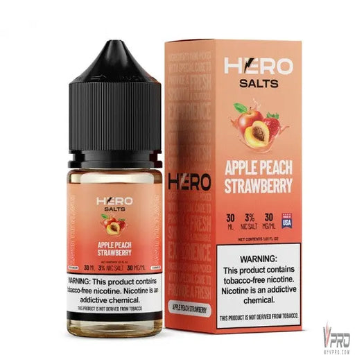 Apple Peach Strawberry - Hero Salts Syn Nic 30mL Hero Vape Juice
