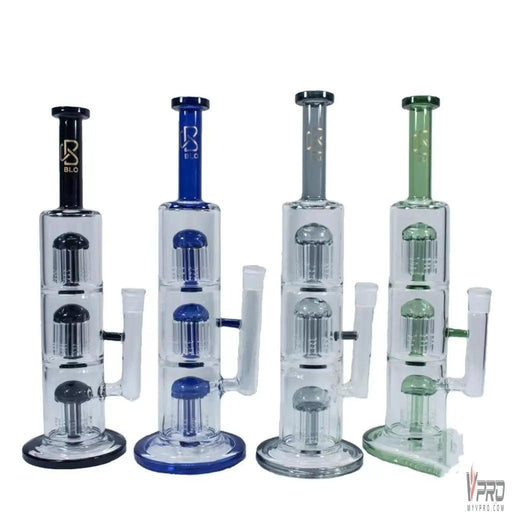 BLO Glass Water Pipe With 3 Tree Perc - MyVpro